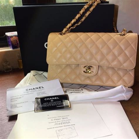 beige chanel classic flap bag|Chanel classic single flap bag.